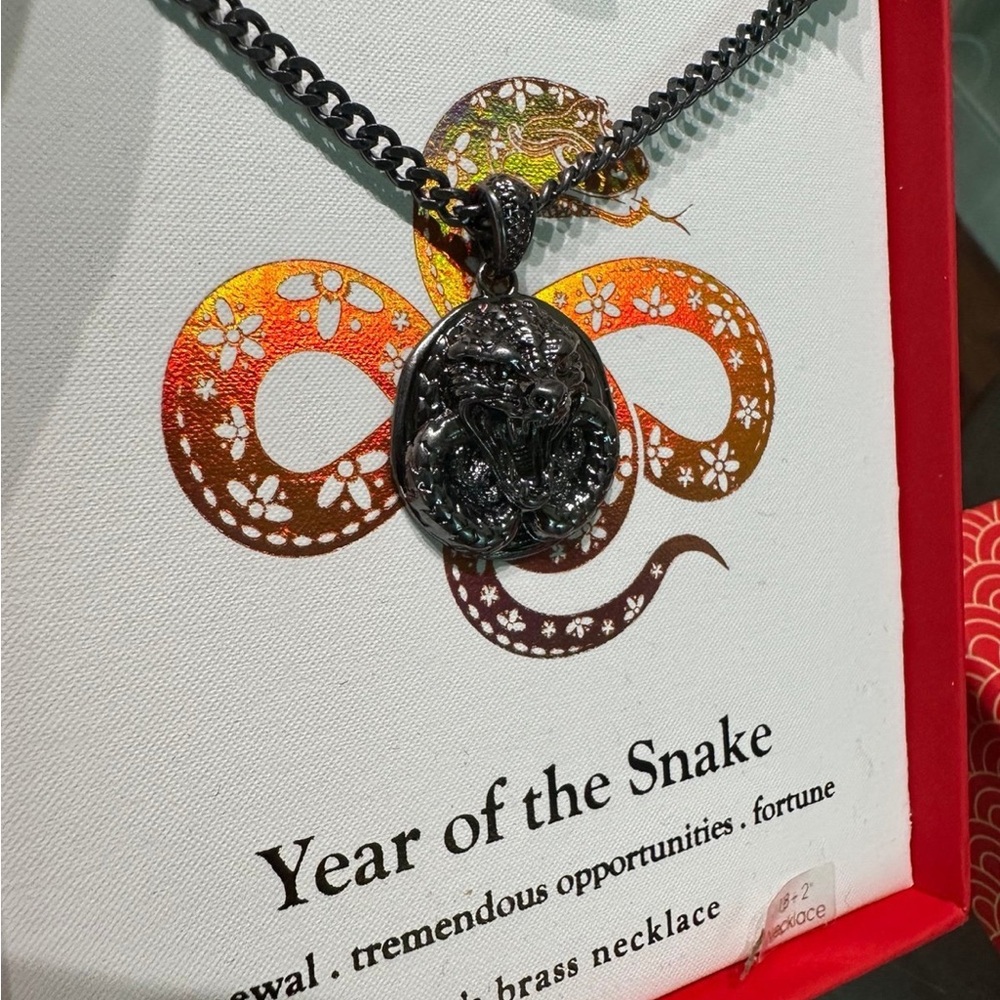 Chinese New Year Snake Necklace New
